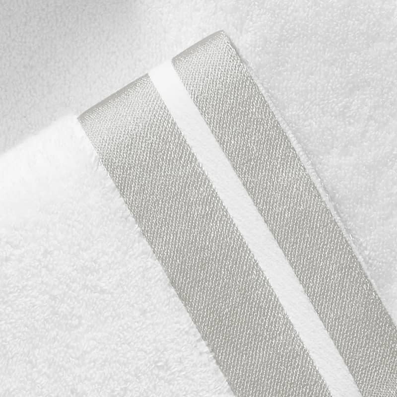 J. Queen New York Lenore Turkish Cotton Striped Border Towel