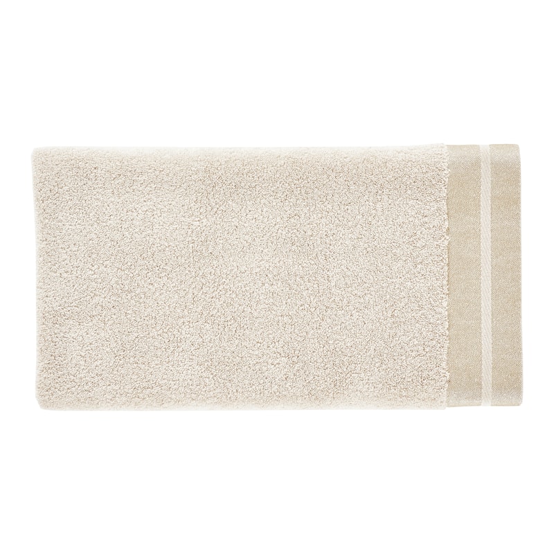 J. Queen New York Lenore Turkish Cotton Striped Border Towel