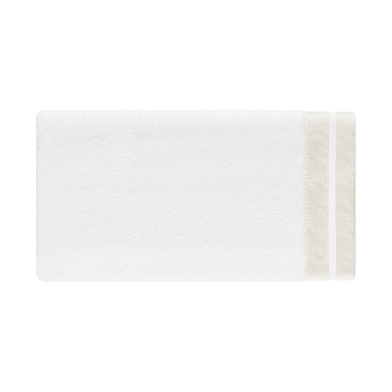 J. Queen New York Lenore Turkish Cotton Striped Border Towel