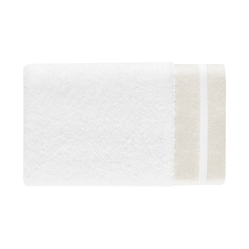 J. Queen New York Lenore Turkish Cotton Striped Border Towel
