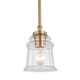 preview thumbnail 2 of 6, Woodbridge Lighting Elliot Mini-pendant Brass