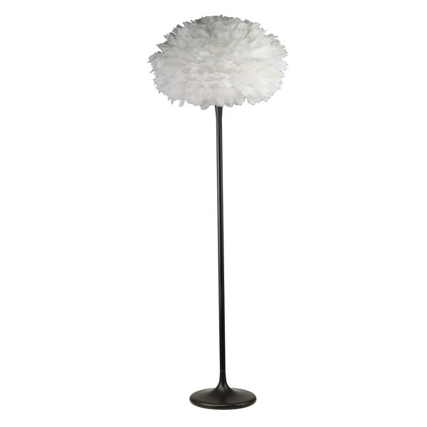 feather shade floor lamp