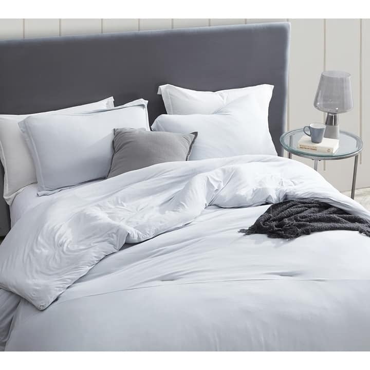 BYB Bare Bottom Duvet Cover - Glacier Gray