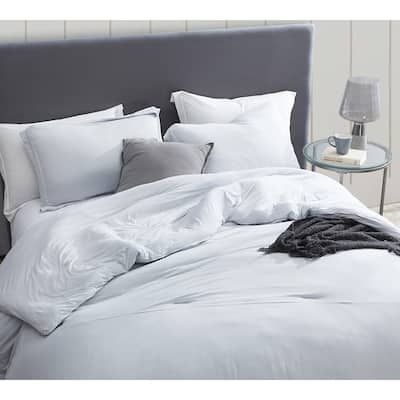 BYB Bare Bottom Duvet Cover - Glacier Gray
