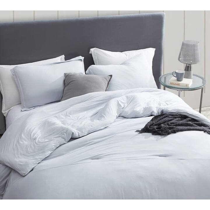 BYB Bare Bottom Duvet Cover - Glacier Gray