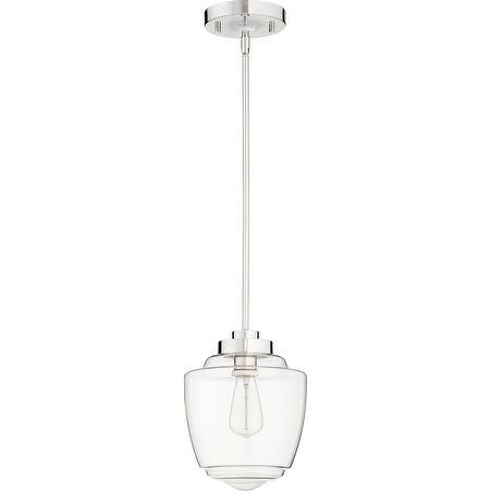 Quorum International Clear Acorn Pendant Family. 1 Light Clear Screw On Acorn Glass Downlight.