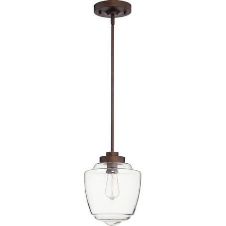 Quorum International Clear Acorn Pendant Family. 1 Light Clear Screw On Acorn Glass Downlight.