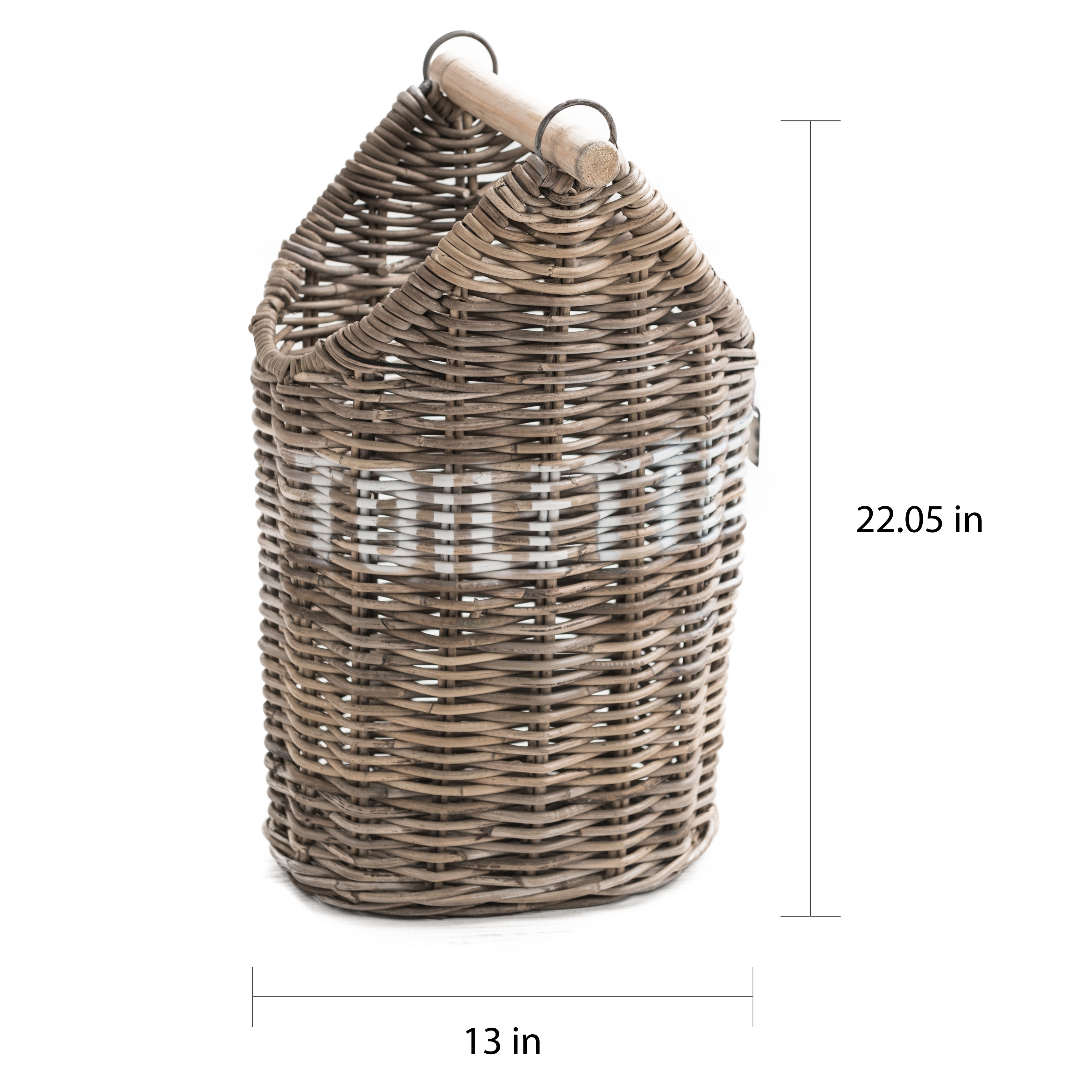 wicker basket toilet roll holder