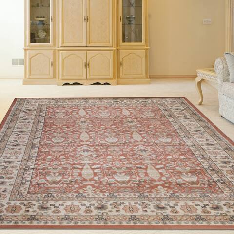 Admire Home Living Gallina Traditional Oriental Pattern Area Rug