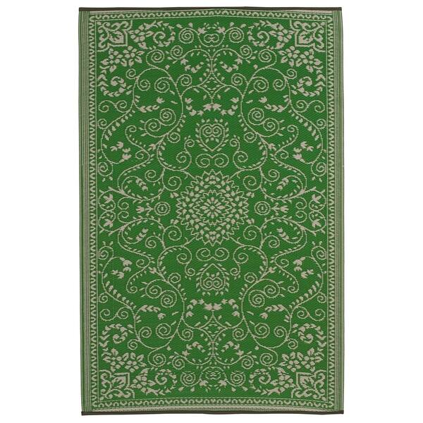 Shop Fab Habitat Indoor Outdoor Rug Murano Lime Green Cream 6