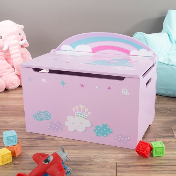 pink storage toy box