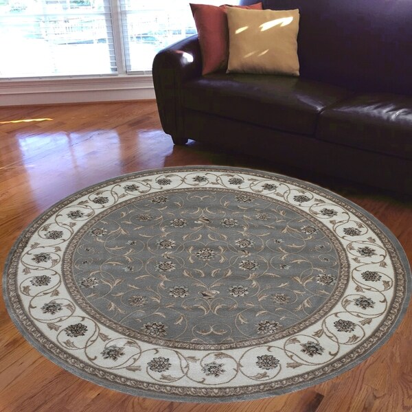 Plaza Vines Area Rug - 5'3" Round