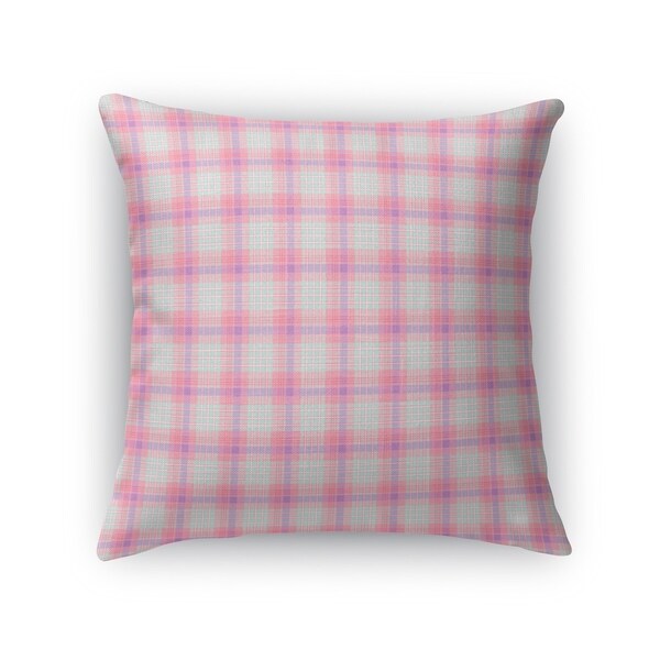 COFFEE DONUT 2 PLAID Accent Pillow By Kavka Designs