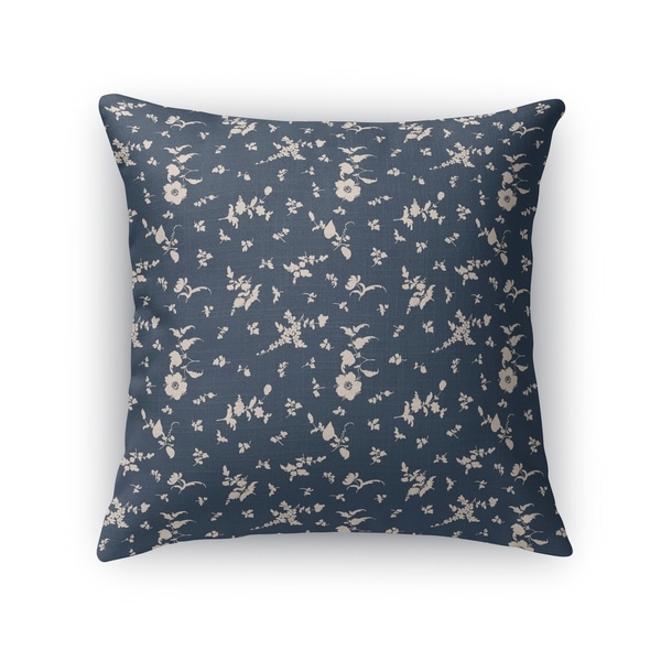 FLORAL DANCE NAVY Accent Pillow By Kavka Designs