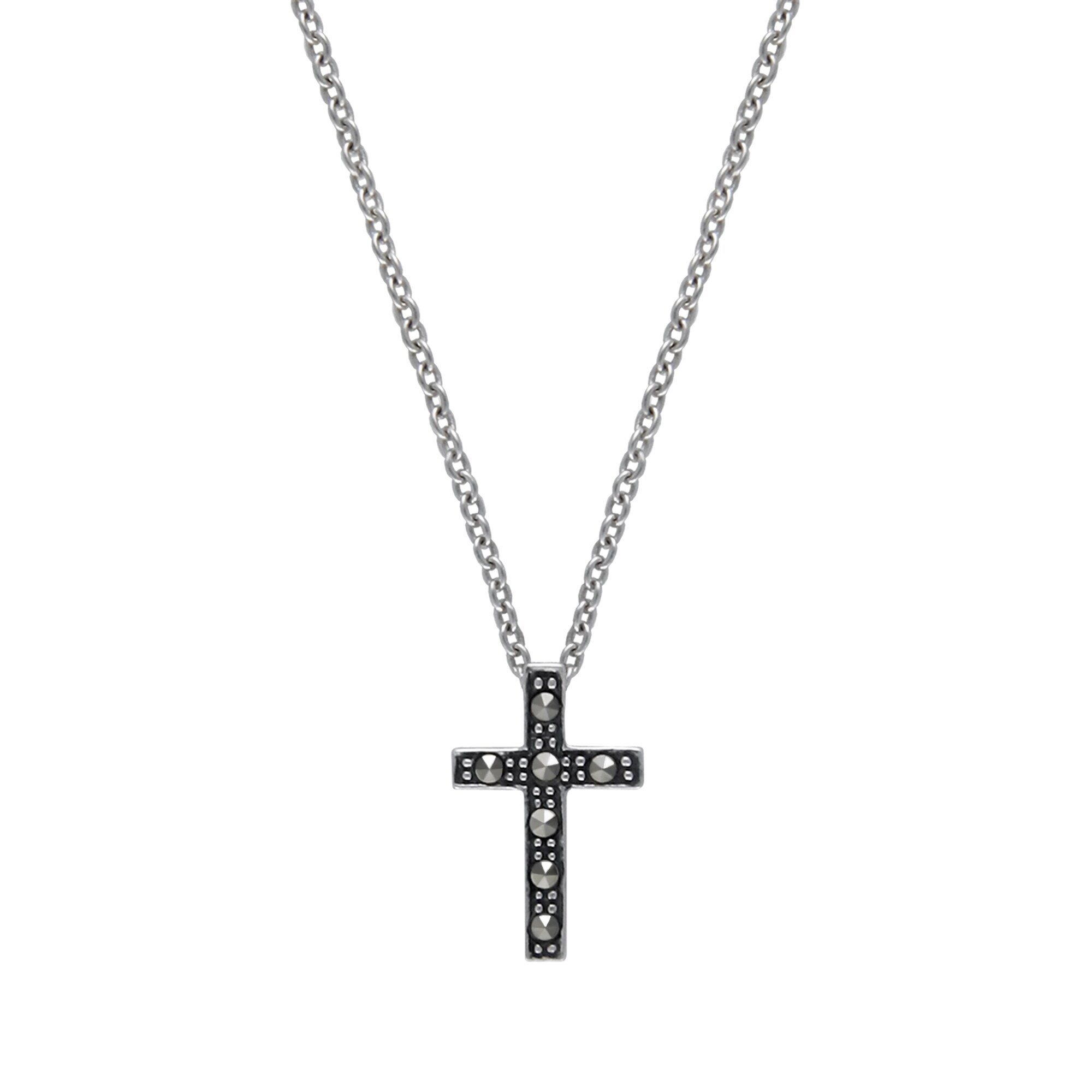 marcasite cross necklace, great bargain 