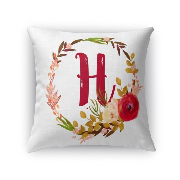 H Accent Pillow By Kavka Designs