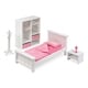 preview thumbnail 2 of 4, Badger Basket Bedroom Furniture Set for 18 inch Dolls - White/Pink