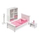 preview thumbnail 4 of 4, Badger Basket Bedroom Furniture Set for 18 inch Dolls - White/Pink