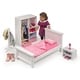 preview thumbnail 5 of 4, Badger Basket Bedroom Furniture Set for 18 inch Dolls - White/Pink