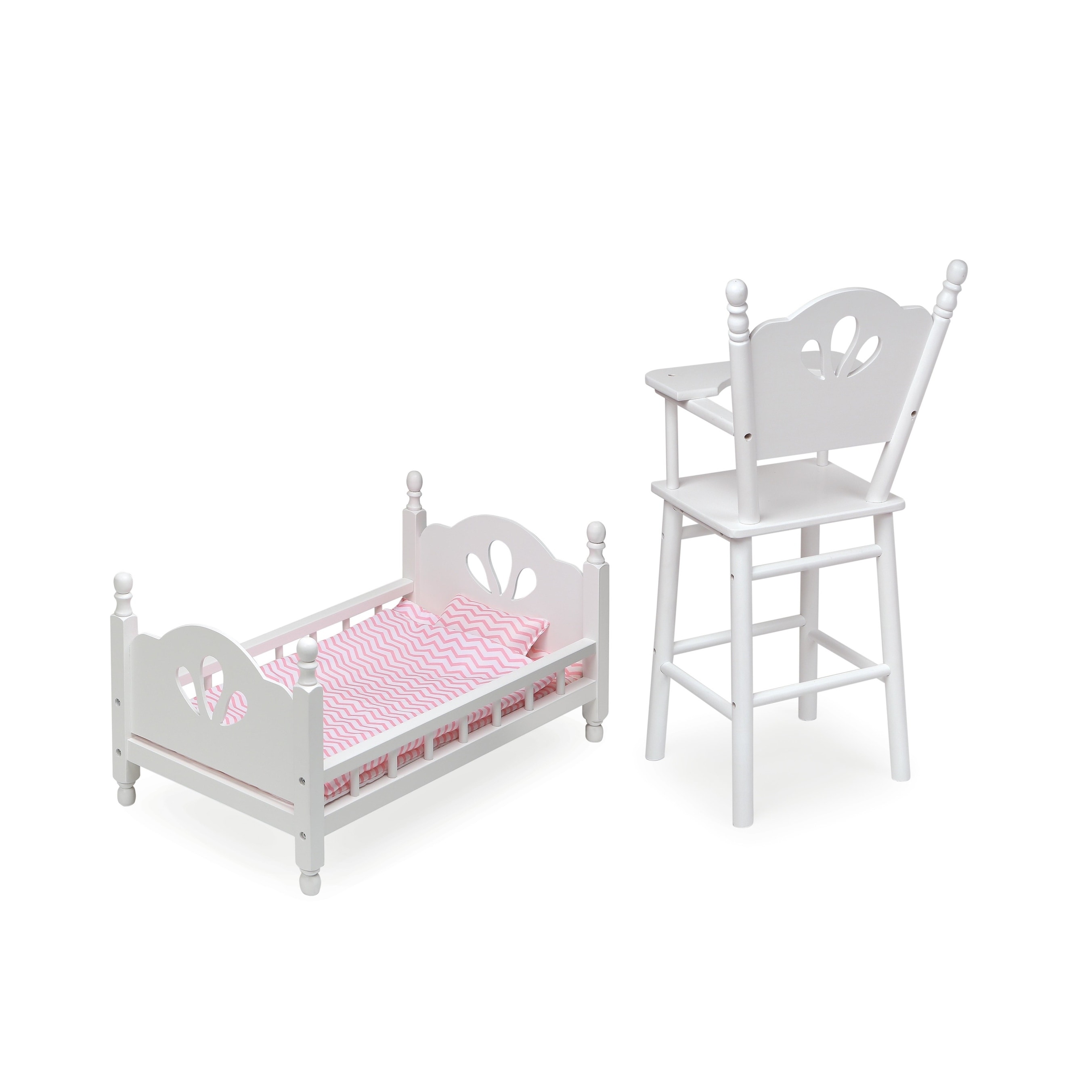 doll bed high chair and swing set