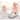 Badger Basket English Country Doll High Chair and Bed Set - White/Pink