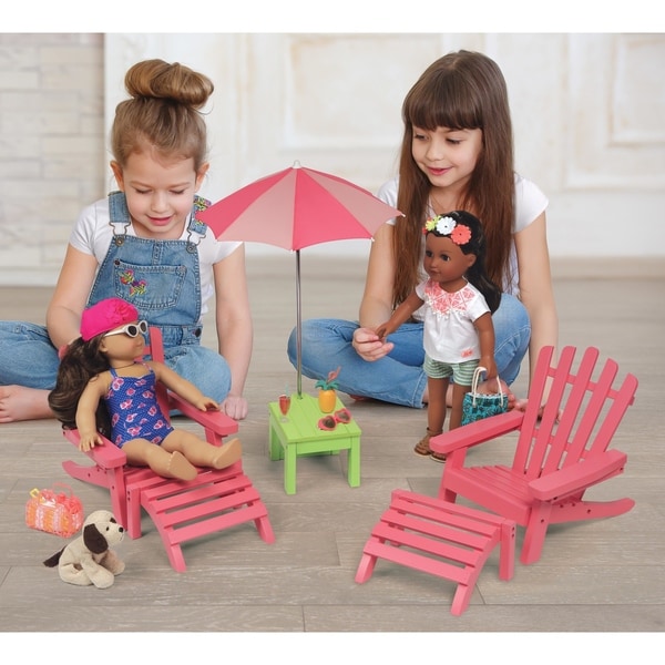 Doll chair that attaches to deals table