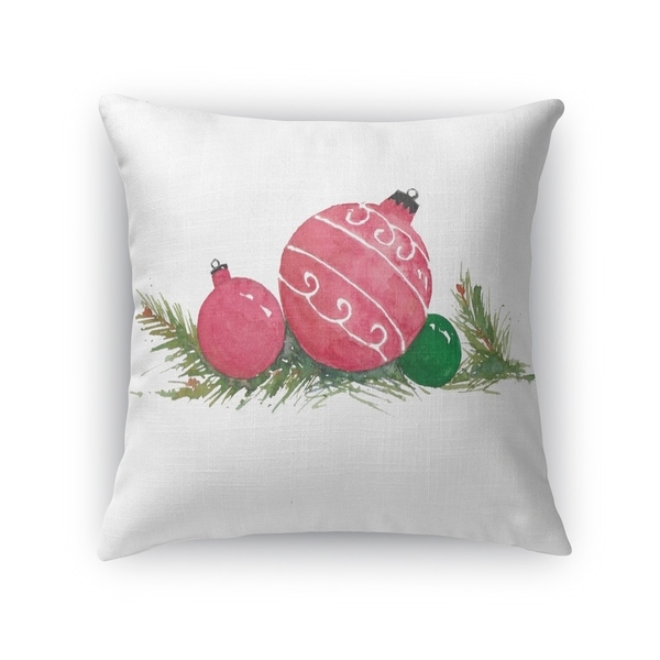 Nesting Christmas balls Accent Pillow By Kavka Designs