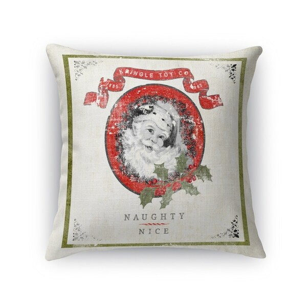 Naughty Nice Accent Pillow By Kavka Designs