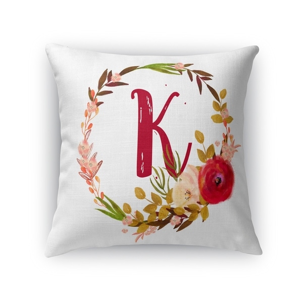 K Accent Pillow By Kavka Designs
