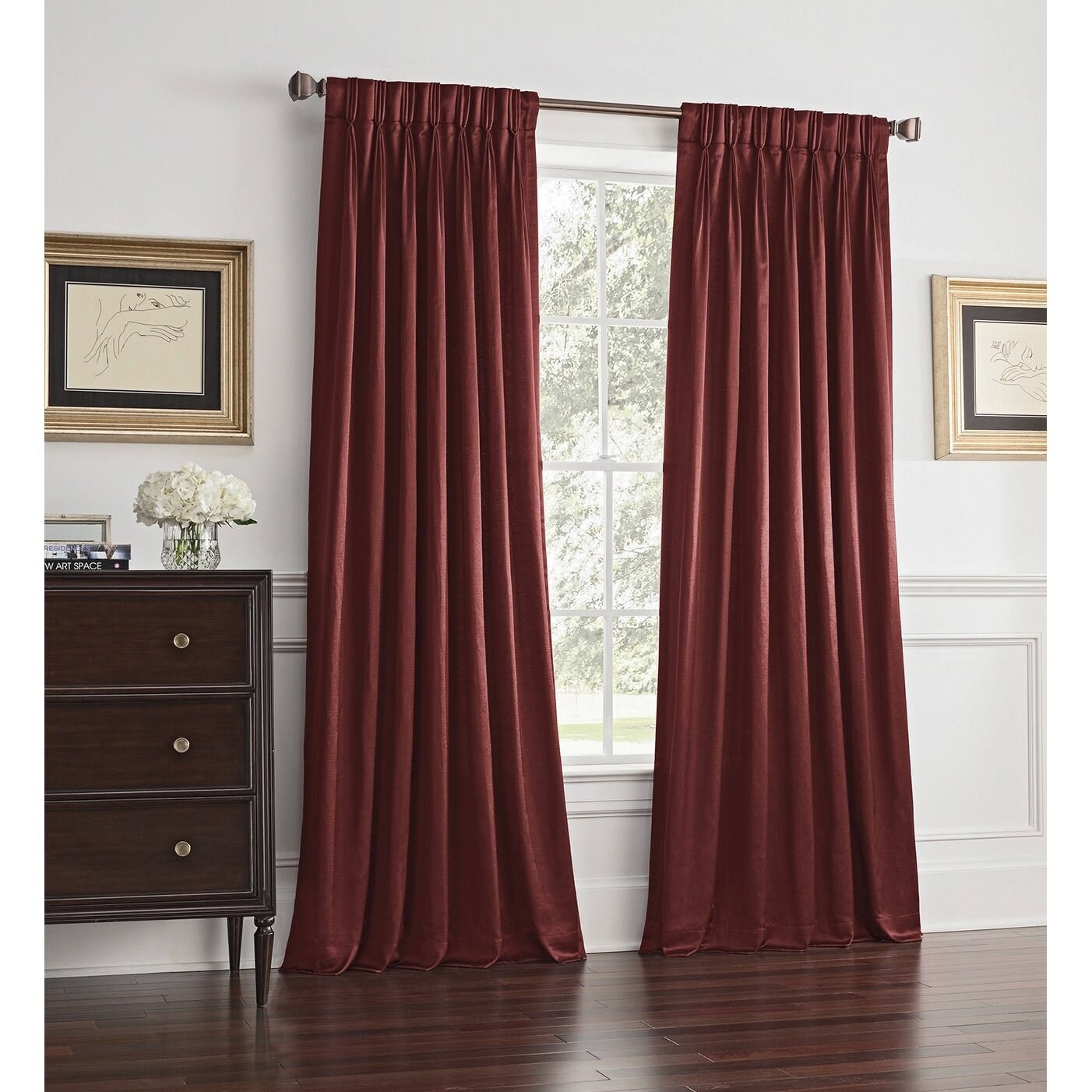 Shop Ashton Pinch Pleat Room Darkening Window Curtain Panel On