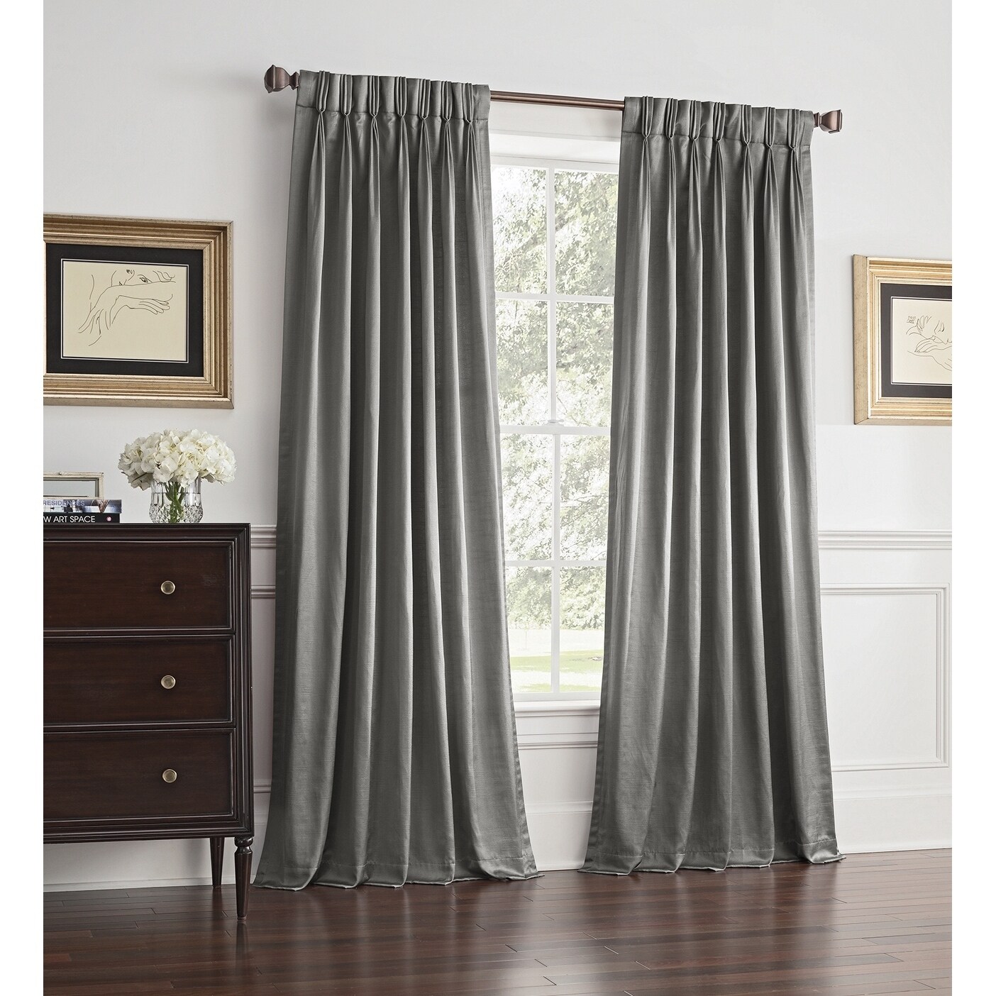 Shop Ashton Pinch Pleat Room Darkening Window Curtain Panel On