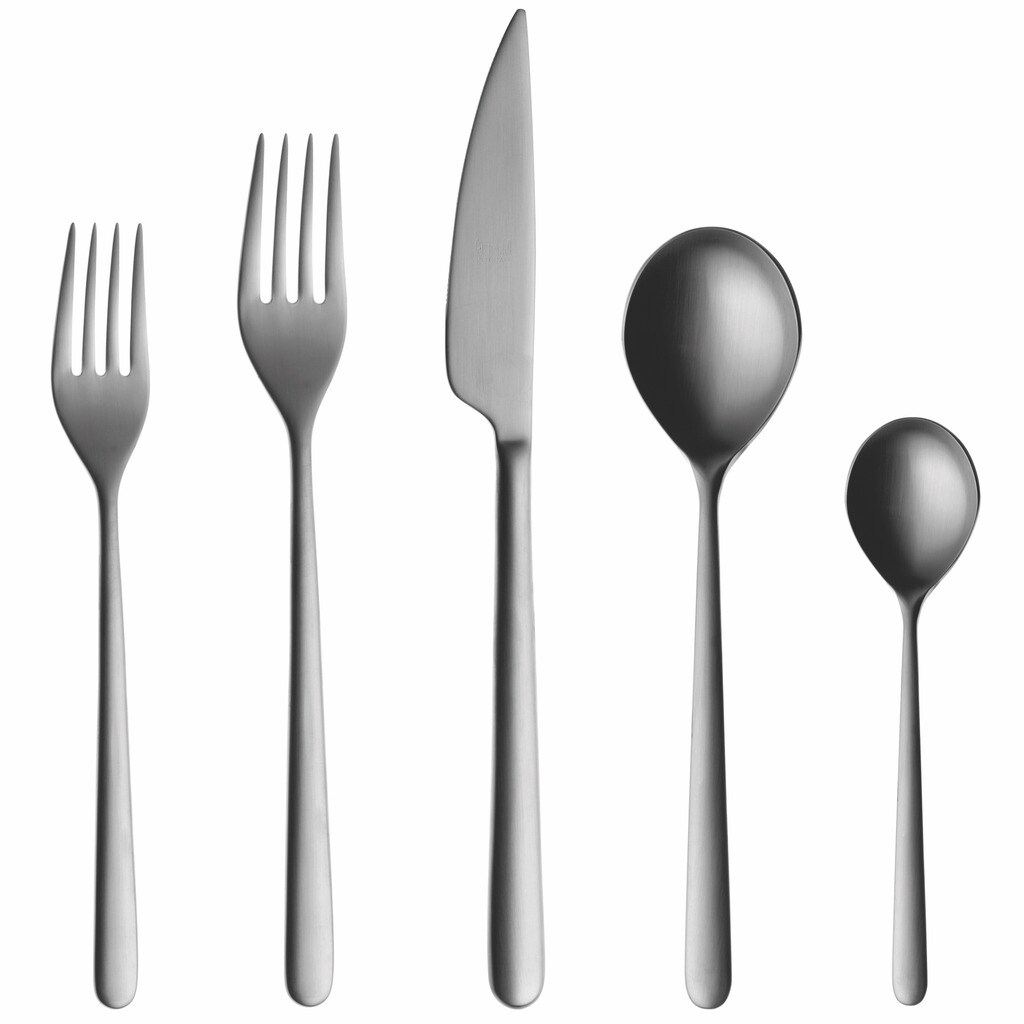 Linea Ice 5-piece Stainless Steel Flatware Set - Bed Bath & Beyond