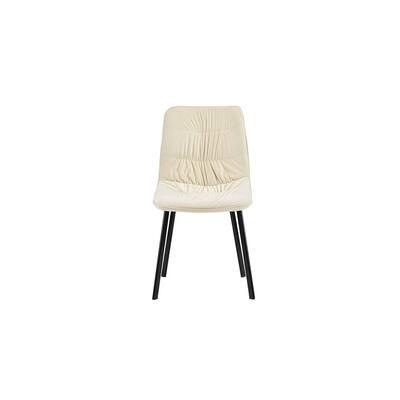 Dining Chairs in Brush Microfiber Upholstery, 2 PC Set