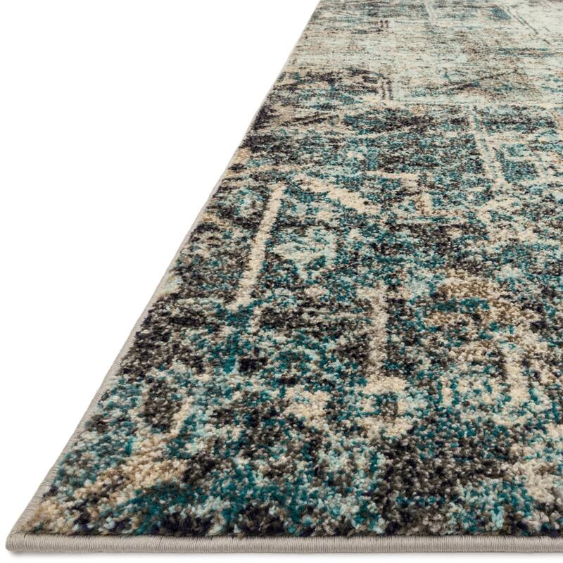 Alexander Home Vintage Boho Distressed Medallion Print Area Rug