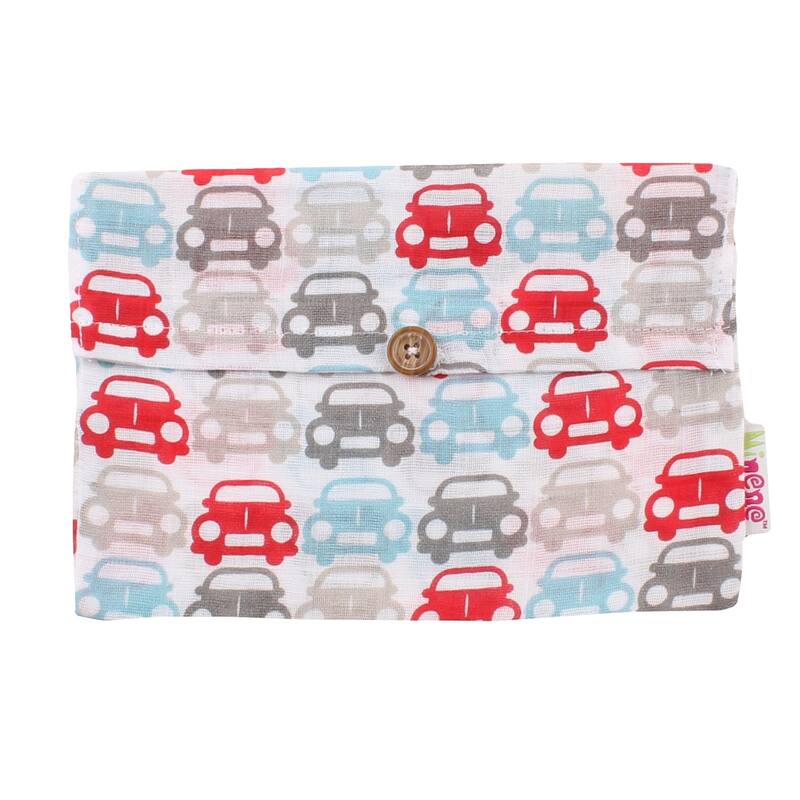 Pair of Large Cotton Baby Swaddler Blankets