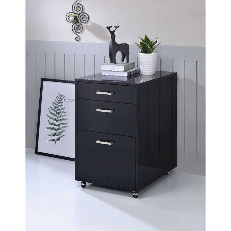 Shop Modish File Cabinet Black Overstock 21619470