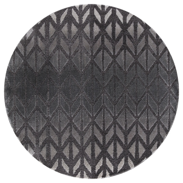 Mod Arte Twilight Collection Tl11 10255 Charcoal Round Area Rug 5 Mod Arte Twilight Collection Tl11 10255 Charcoal Round Area Rug 5 Feet