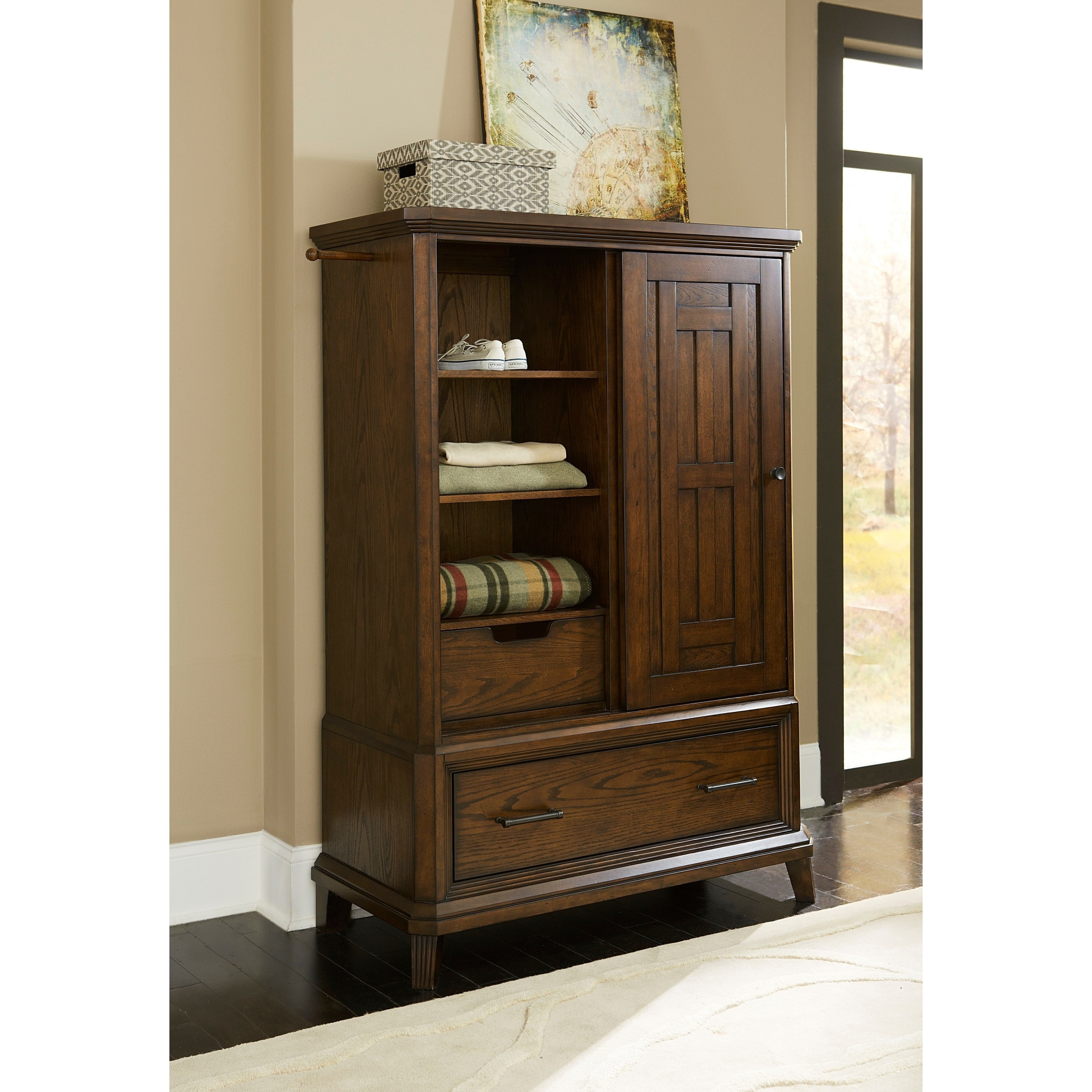 Shop Broyhill Estes Park Sliding Door Chest Free Shipping Today