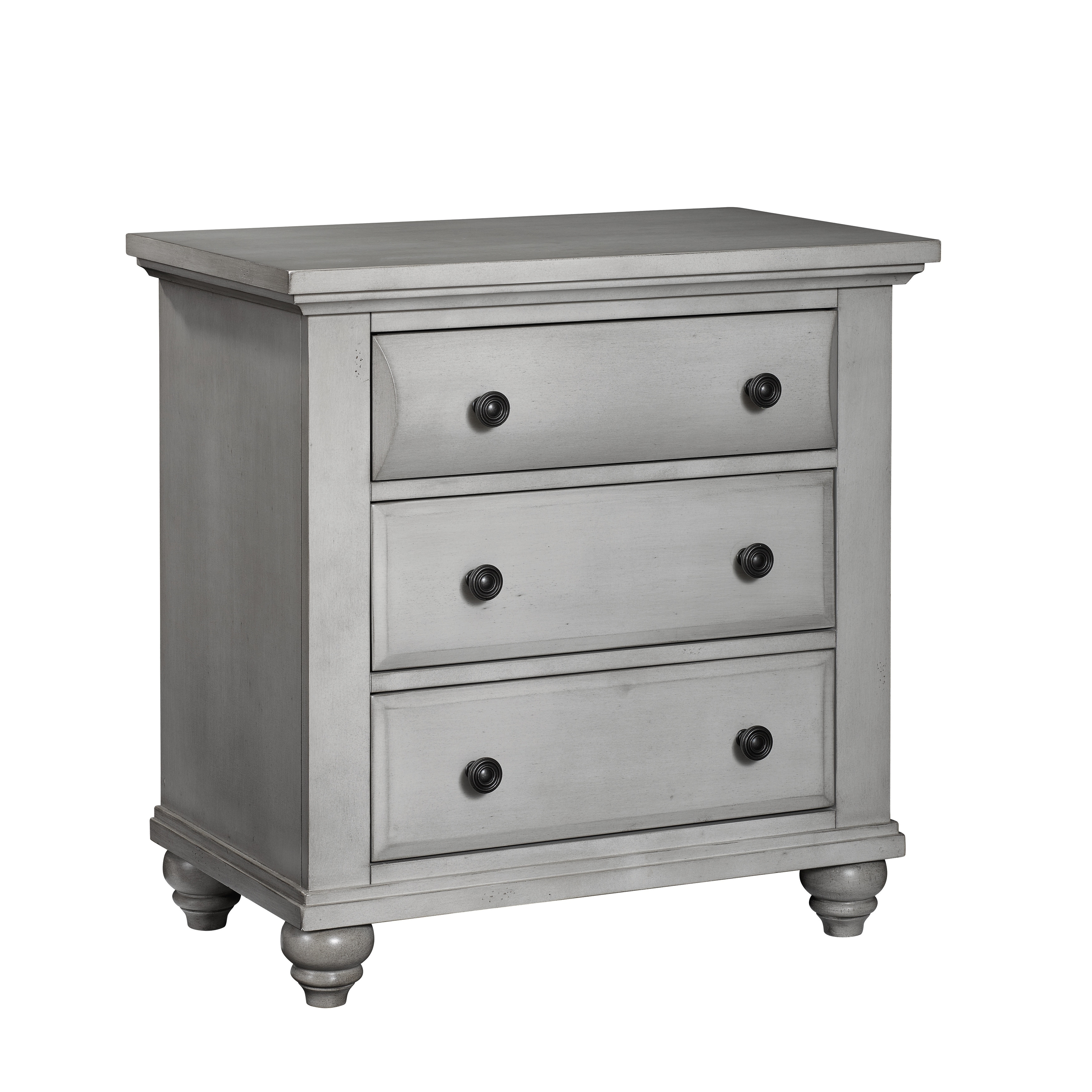 Shop Broyhill Kearsley Three Drawer Nightstand Free Shipping