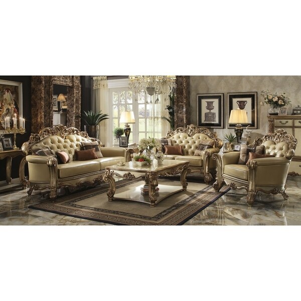 ACME Vendome Living Room Set with Sofa and Loveseat