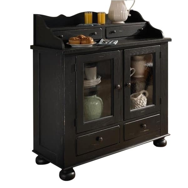 Shop Broyhill Attic Heirlooms Black Dining Chest Overstock