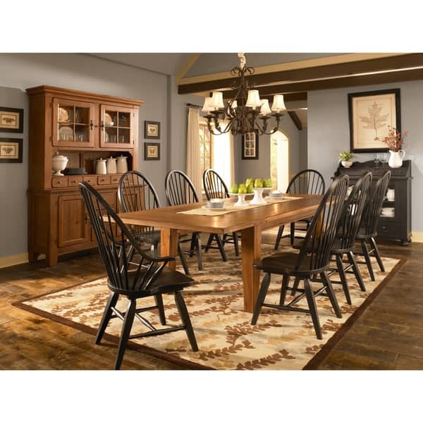 Broyhill Attic Heirlooms Rectangular Leg Dining Table Brown Overstock 21620765