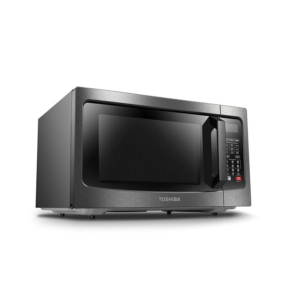 Shop Toshiba 1 5 Cubic Foot Stainless Steel Convection Microwave