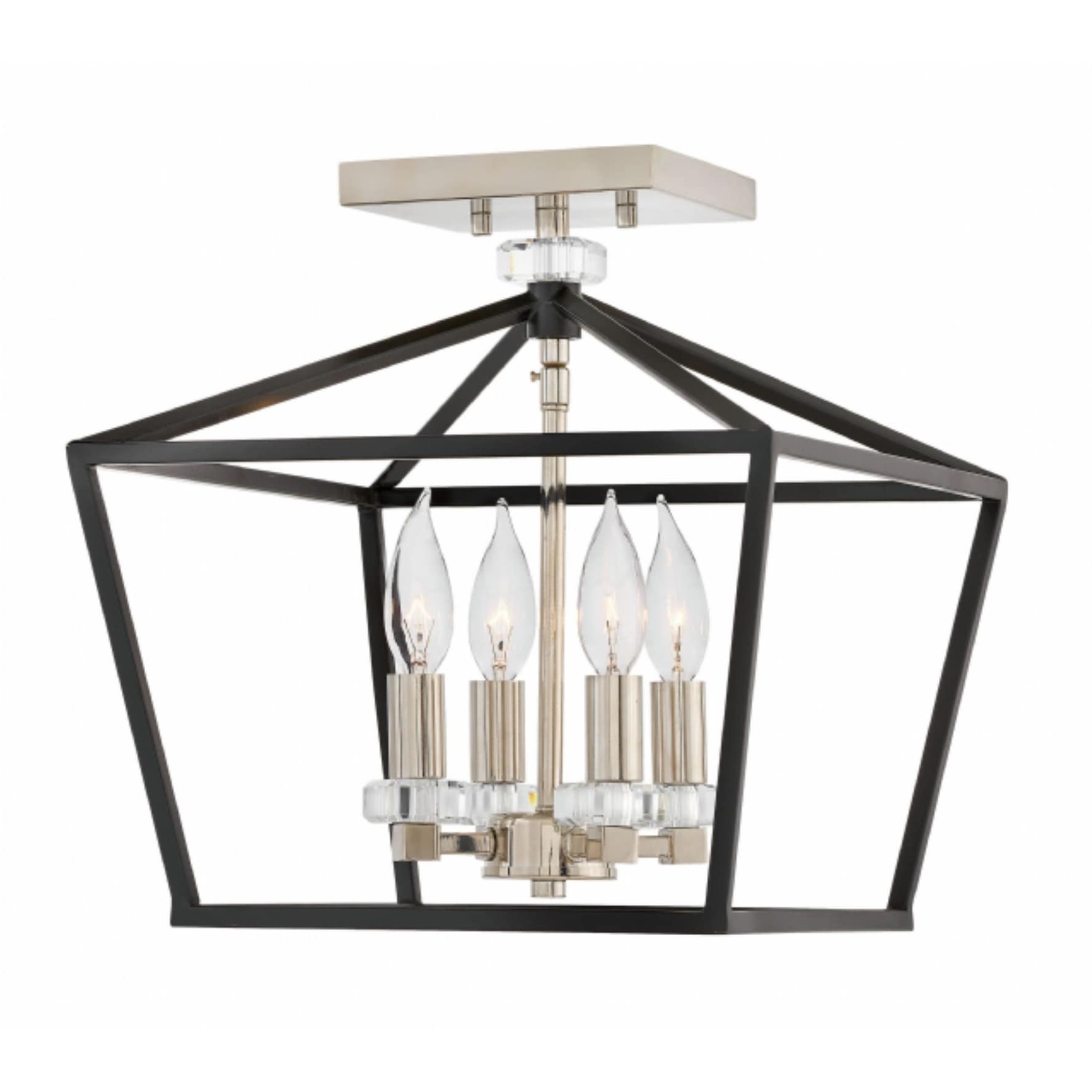 Hinkley Stinson 4-Light Chandelier in Black - Chandeliers For Bedrooms by Overstock.com