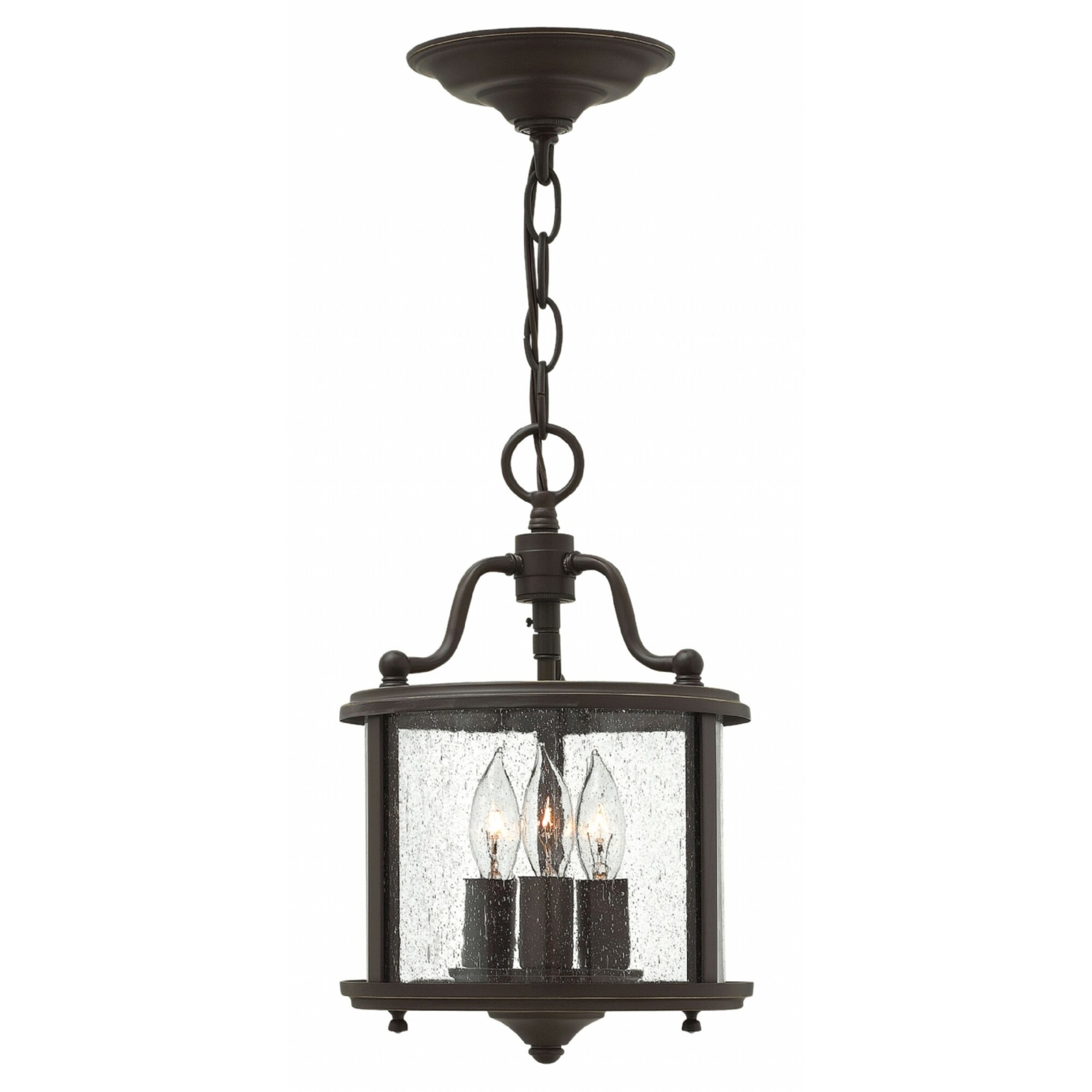 Hinkley Gentry 3-Light Chandelier in Olde Bronze - Chandeliers For Bedrooms by Overstock.com