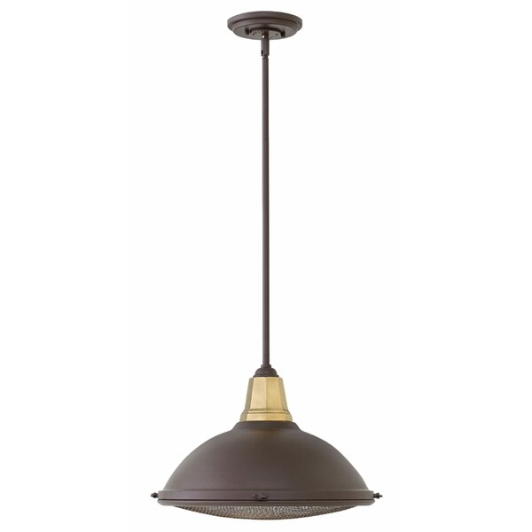 Hinkley Barstow 1 Light Pendant In Buckeye Bronze Free Shipping Hinkley Barstow 1 Light Pendant In Buckeye Bronze