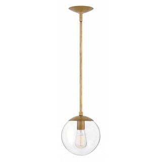 Hinkley Warby 1-Light Pendant in Heritage Brass
