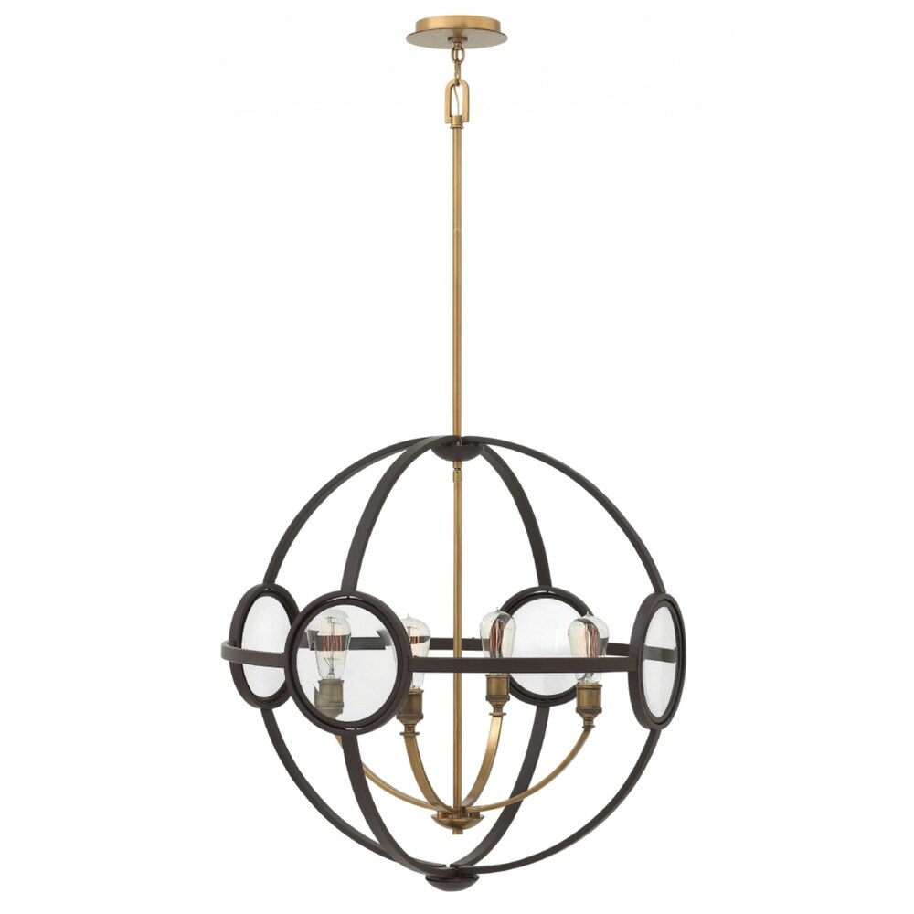 Hinkley Margeaux 8 Light Chandelier in Vintage Brass Hinkley Margeaux 8 Light Chandelier in Vintage Brass