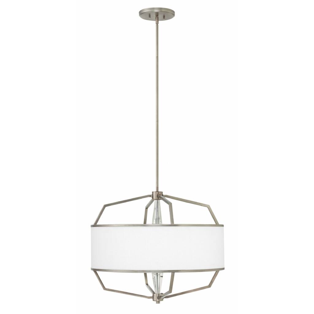 Hinkley Larchmere 4-Light Chandelier in English Nickel