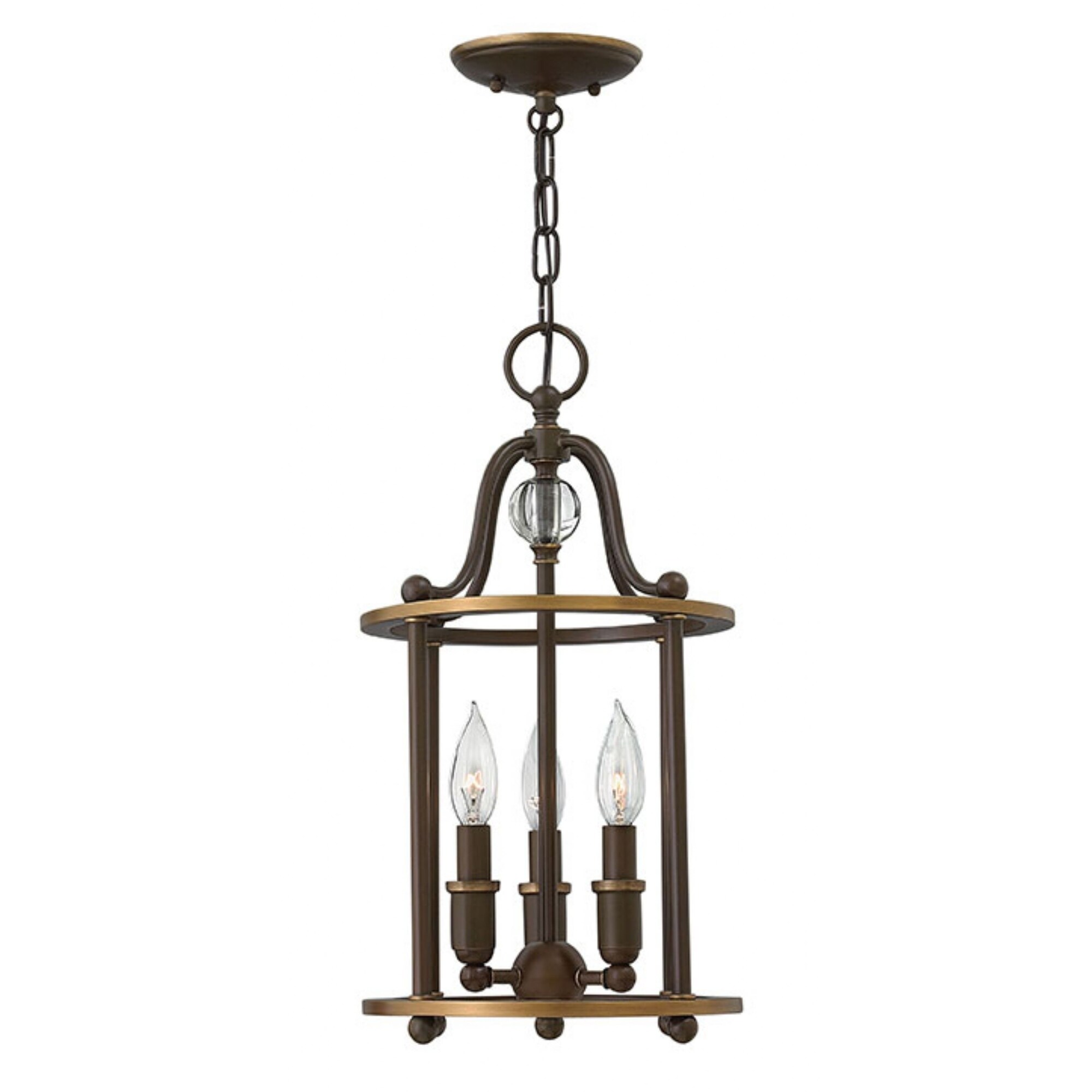 Hinkley Elaine 3-Light Chandelier in Light Oiled Bronze - Chandeliers For Bedrooms by Overstock.com